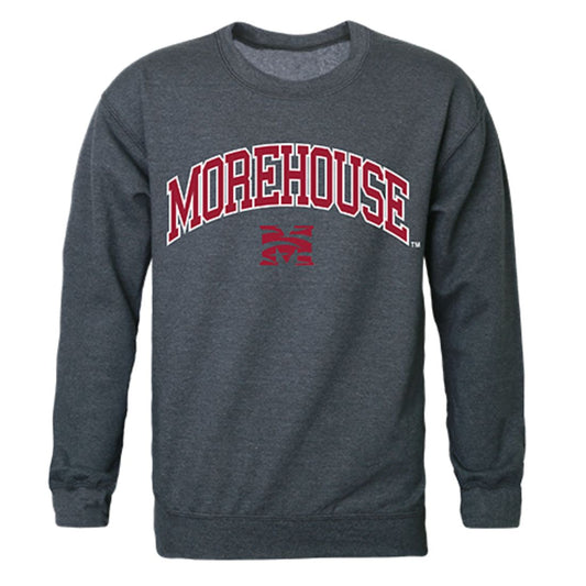 Morehouse College Campus Crewneck Pullover Sweatshirt Sweater Heather Charcoal-Campus-Wardrobe