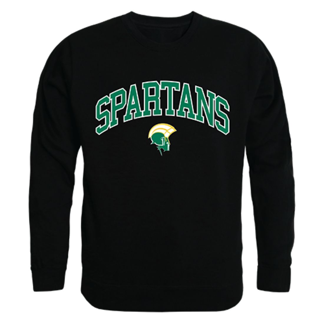 NSU Norfolk State University Campus Crewneck Pullover Sweatshirt Sweater Black-Campus-Wardrobe