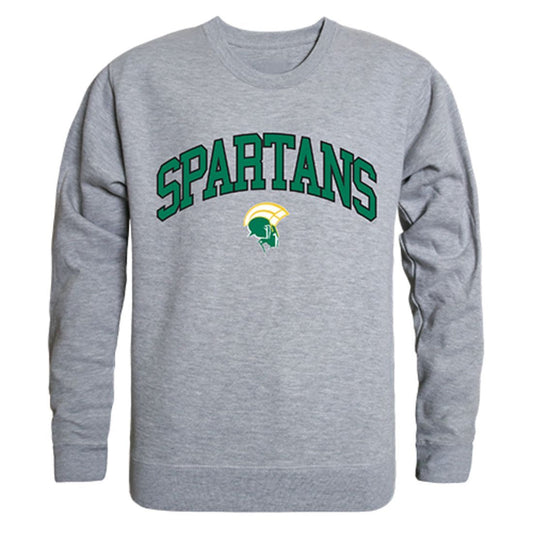 NSU Norfolk State University Campus Crewneck Pullover Sweatshirt Sweater Heather Grey-Campus-Wardrobe