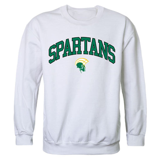 NSU Norfolk State University Campus Crewneck Pullover Sweatshirt Sweater White-Campus-Wardrobe