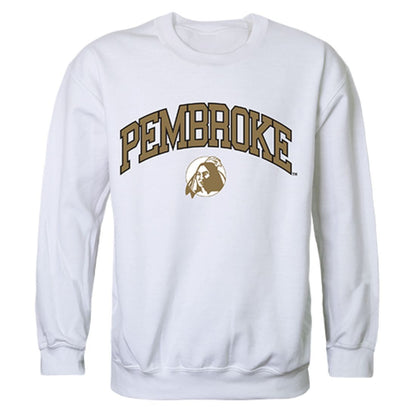 UNCP University of North Carolina at Pembroke Campus Crewneck Pullover Sweatshirt Sweater White-Campus-Wardrobe