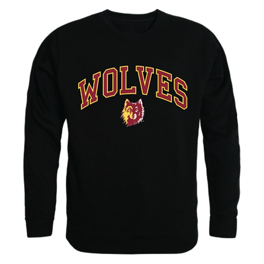 NSU Northern State University Campus Crewneck Pullover Sweatshirt Sweater Black-Campus-Wardrobe