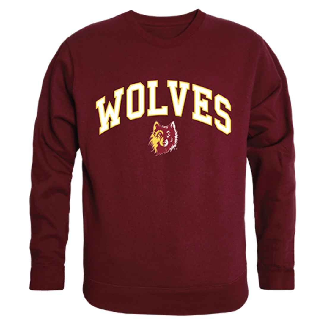 NSU Northern State University Campus Crewneck Pullover Sweatshirt Sweater Maroon-Campus-Wardrobe