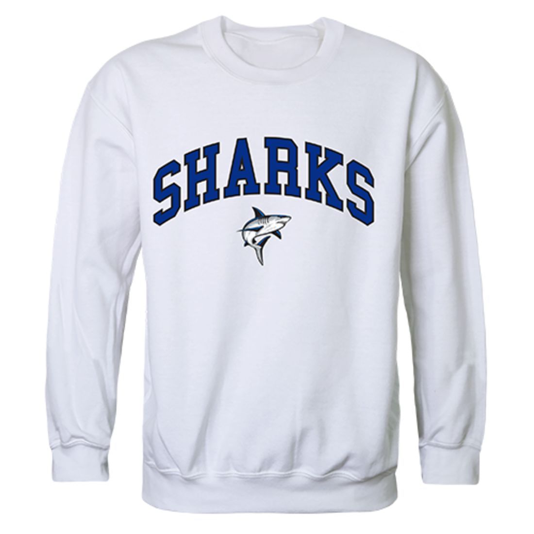 NSU Nova Southeastern University Campus Crewneck Pullover Sweatshirt Sweater White-Campus-Wardrobe