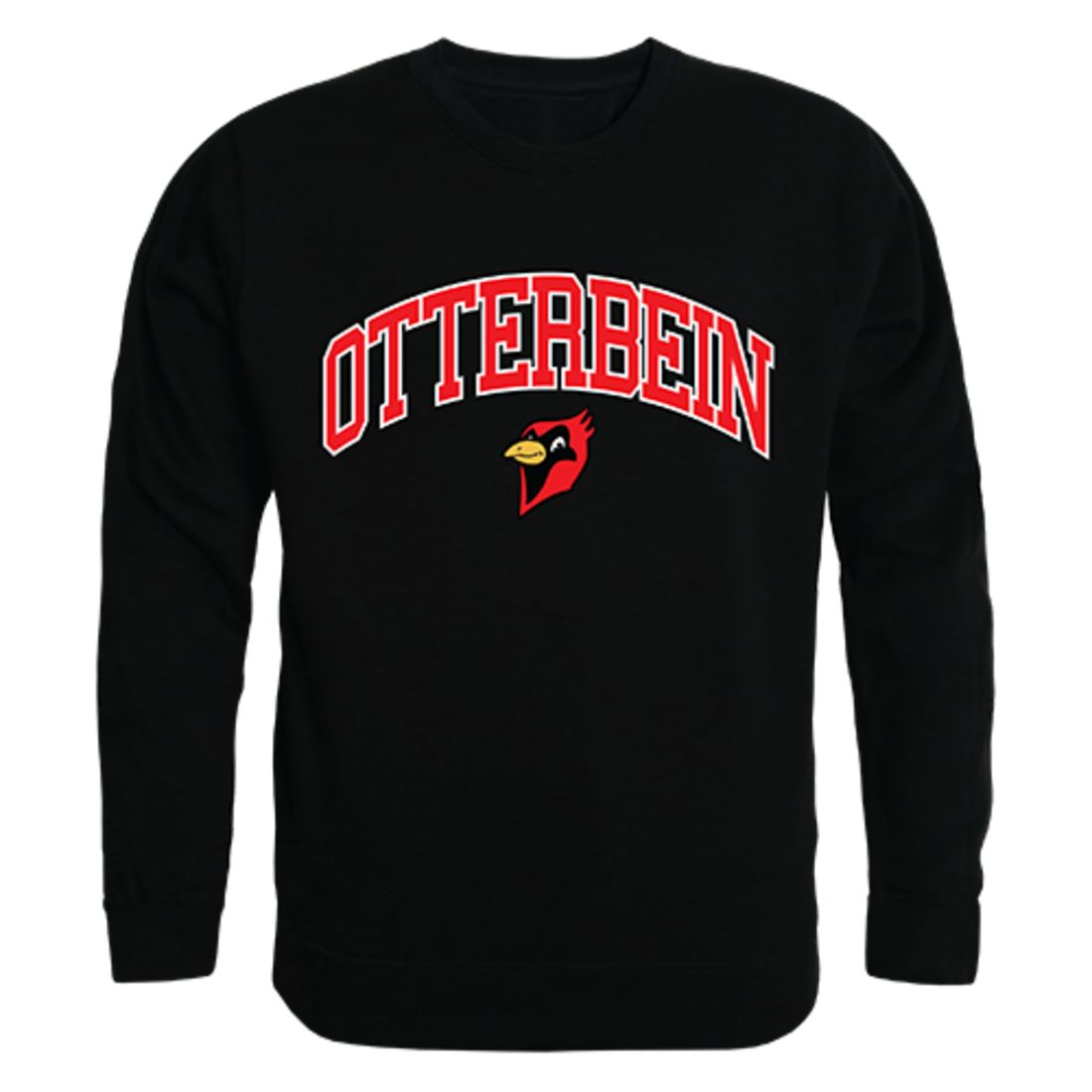 Otterbein University Campus Crewneck Pullover Sweatshirt Sweater Black-Campus-Wardrobe