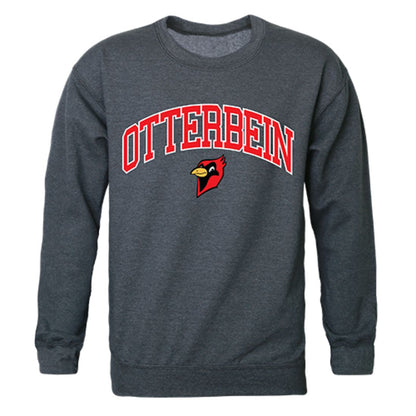 Otterbein University Campus Crewneck Pullover Sweatshirt Sweater Heather Charcoal-Campus-Wardrobe