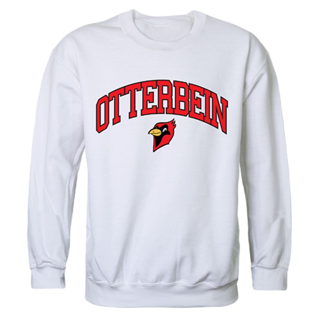Otterbein University Campus Crewneck Pullover Sweatshirt Sweater White-Campus-Wardrobe