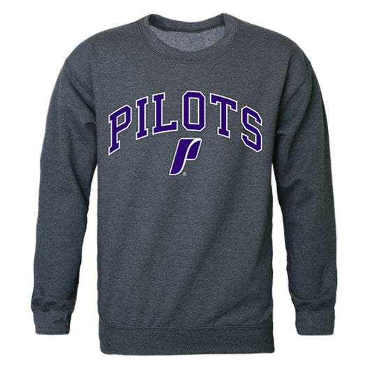 UP University of Portland Campus Crewneck Pullover Sweatshirt Sweater Heather Charcoal-Campus-Wardrobe