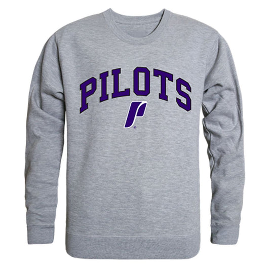 UP University of Portland Campus Crewneck Pullover Sweatshirt Sweater Heather Grey-Campus-Wardrobe