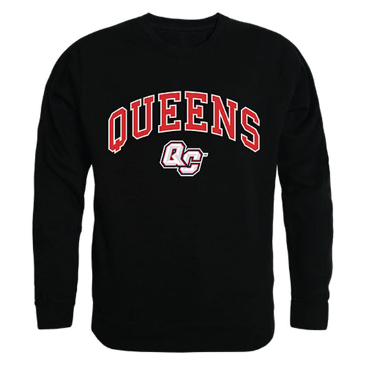 CUNY Queens College Campus Crewneck Pullover Sweatshirt Sweater Black-Campus-Wardrobe