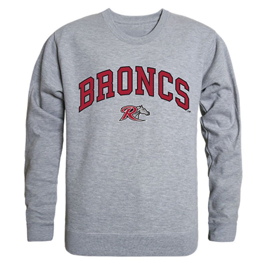 Rider University Campus Crewneck Pullover Sweatshirt Sweater Heather Grey-Campus-Wardrobe