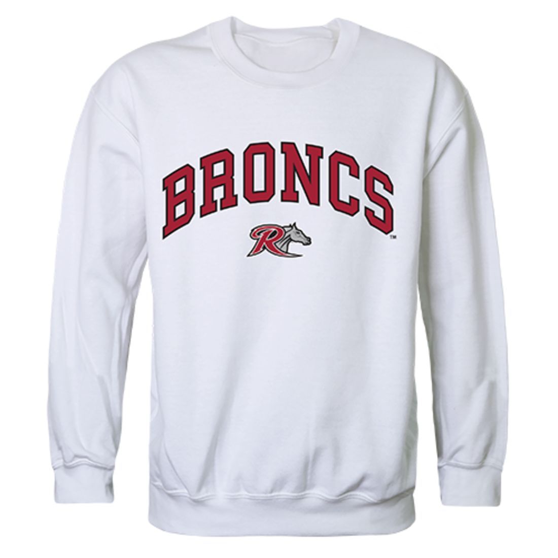 Rider University Campus Crewneck Pullover Sweatshirt Sweater White-Campus-Wardrobe