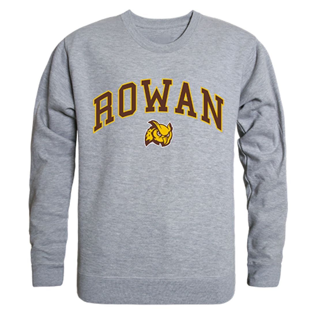 Rowan University Campus Crewneck Pullover Sweatshirt Sweater Heather Grey-Campus-Wardrobe