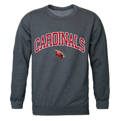 SVSU Saginaw Valley State University Campus Crewneck Pullover Sweatshirt Sweater Heather Charcoal-Campus-Wardrobe