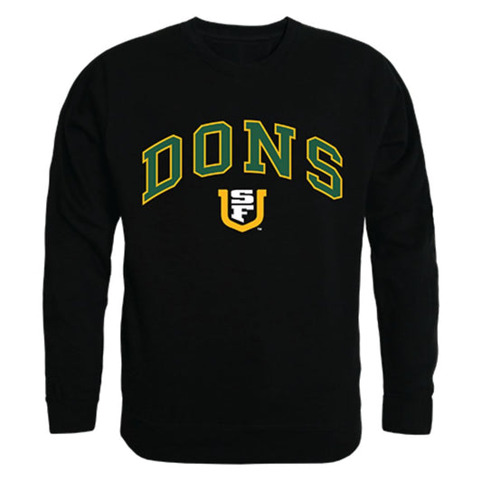 USFCA University of San Francisco Campus Crewneck Pullover Sweatshirt Sweater Black-Campus-Wardrobe