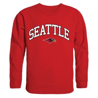 Seattle University Campus Crewneck Pullover Sweatshirt Sweater Red-Campus-Wardrobe