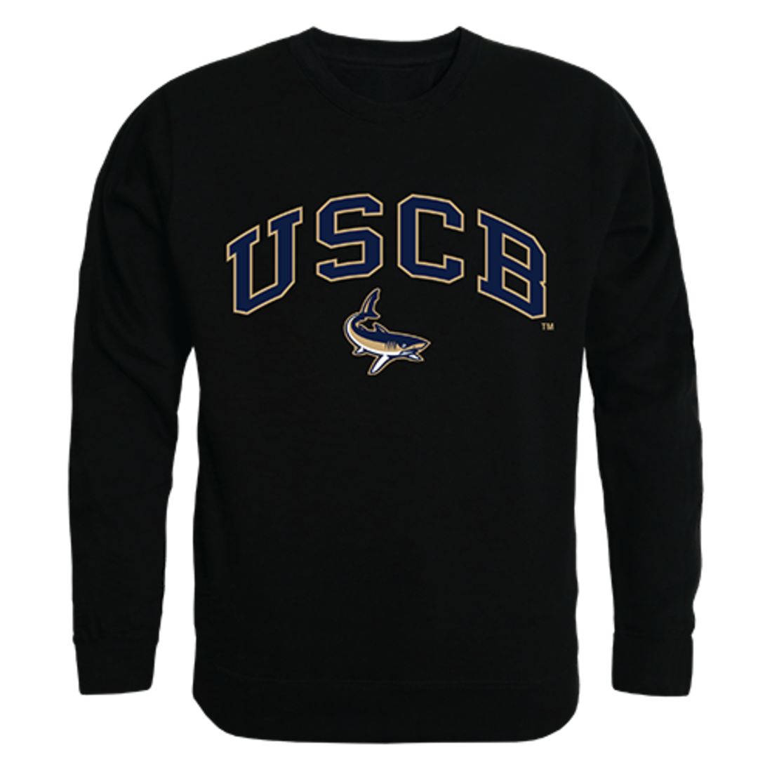USCB University of South Carolina Beaufort Campus Crewneck Pullover Sweatshirt Sweater Black-Campus-Wardrobe