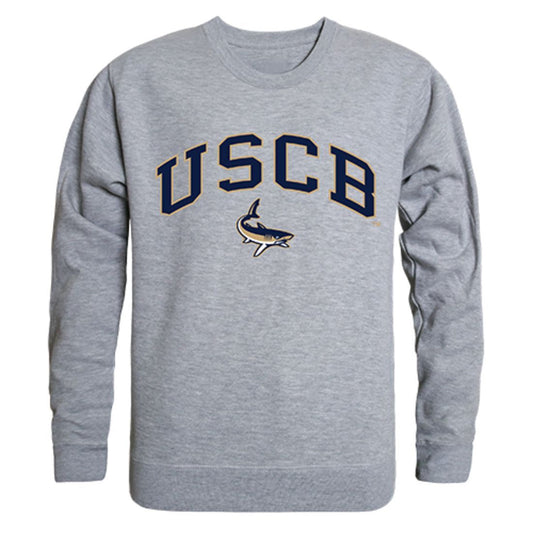 USCB University of South Carolina Beaufort Campus Crewneck Pullover Sweatshirt Sweater Heather Grey-Campus-Wardrobe