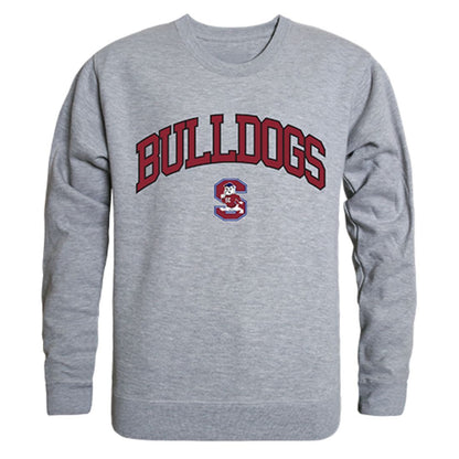 South Carolina State University Campus Crewneck Pullover Sweatshirt Sweater Heather Grey-Campus-Wardrobe