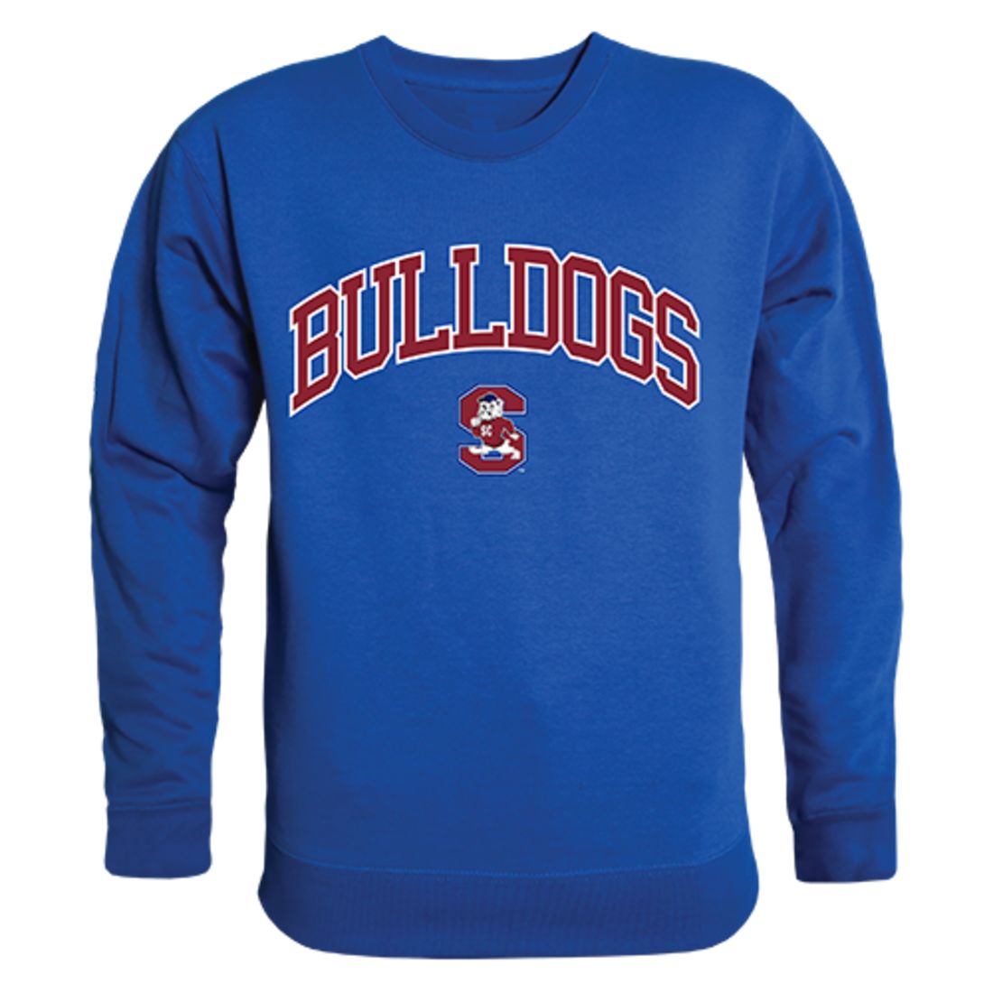 South Carolina State University Campus Crewneck Pullover Sweatshirt Sweater Royal-Campus-Wardrobe