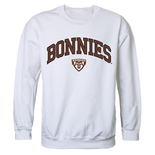 SBU St. Bonaventure University Campus Crewneck Pullover Sweatshirt Sweater White-Campus-Wardrobe