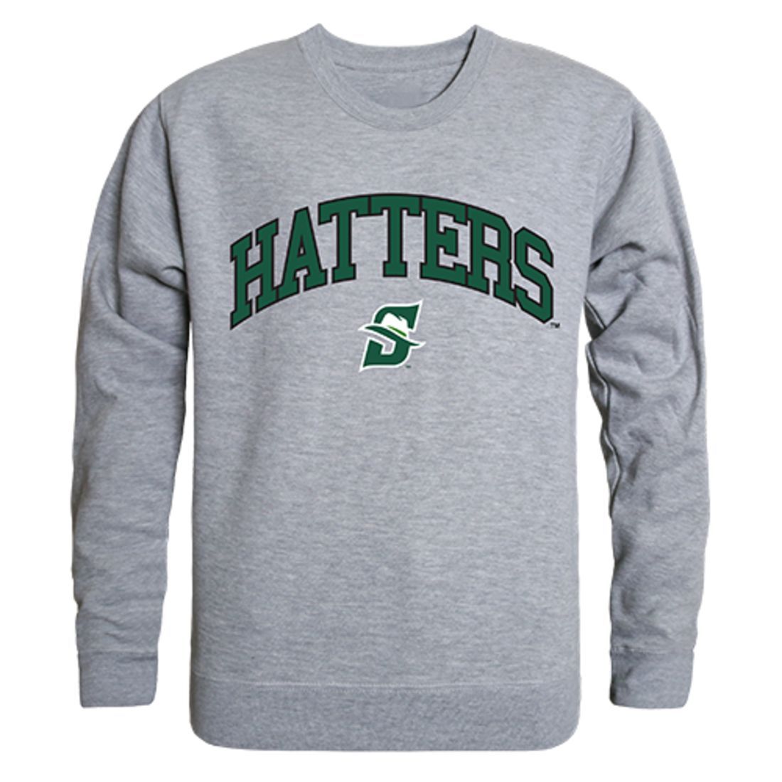 Stetson University Campus Crewneck Pullover Sweatshirt Sweater Heather Grey-Campus-Wardrobe