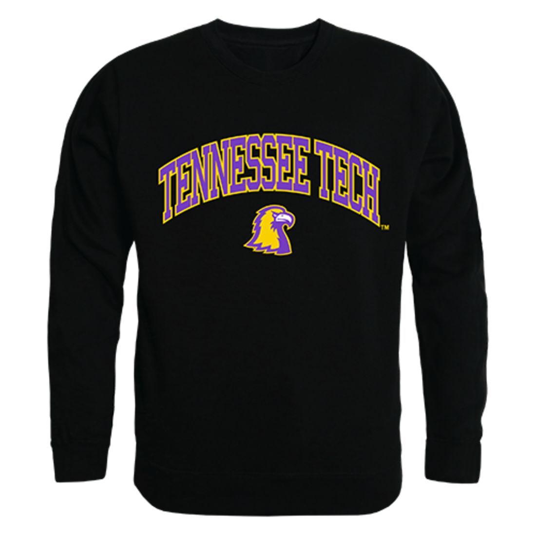 TTU Tennessee Tech University Campus Crewneck Pullover Sweatshirt Sweater Black-Campus-Wardrobe