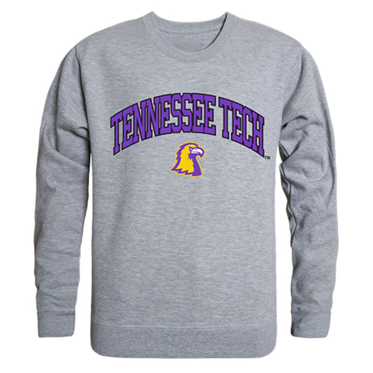 TTU Tennessee Tech University Campus Crewneck Pullover Sweatshirt Sweater Heather Grey-Campus-Wardrobe