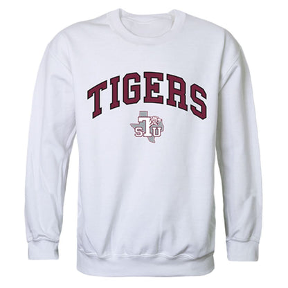 TSU Texas Southern University Campus Crewneck Pullover Sweatshirt Sweater White-Campus-Wardrobe