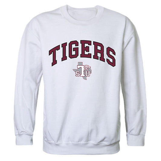 TSU Texas Southern University Campus Crewneck Pullover Sweatshirt Sweater White-Campus-Wardrobe
