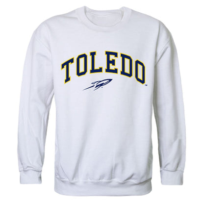 University of Toledo Campus Crewneck Pullover Sweatshirt Sweater White-Campus-Wardrobe