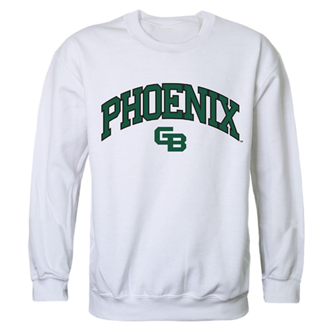 UWGB University of Wisconsin-Green Bay Campus Crewneck Pullover Sweatshirt Sweater White-Campus-Wardrobe