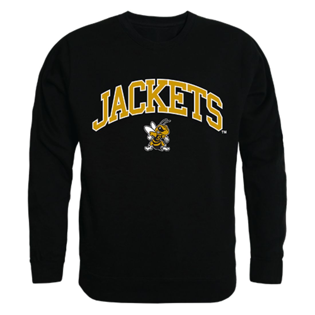WVSU West Virginia State University Campus Crewneck Pullover Sweatshirt Sweater Black-Campus-Wardrobe