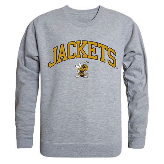 WVSU West Virginia State University Campus Crewneck Pullover Sweatshirt Sweater Heather Grey-Campus-Wardrobe