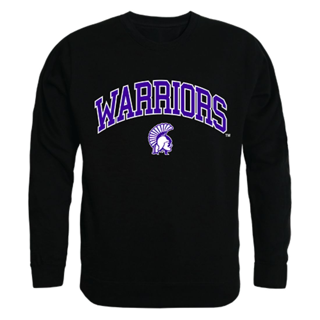 Winona State University Campus Crewneck Pullover Sweatshirt Sweater Black-Campus-Wardrobe
