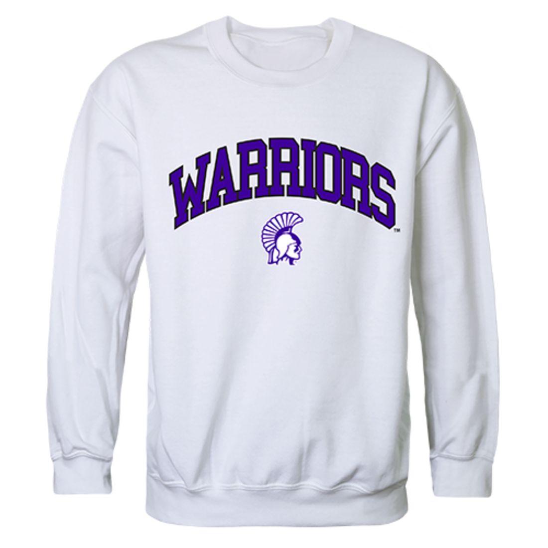 Winona State University Campus Crewneck Pullover Sweatshirt Sweater White-Campus-Wardrobe