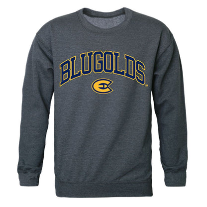 UWEC University of Wisconsin-Eau Claire Campus Crewneck Pullover Sweatshirt Sweater Heather Charcoal-Campus-Wardrobe