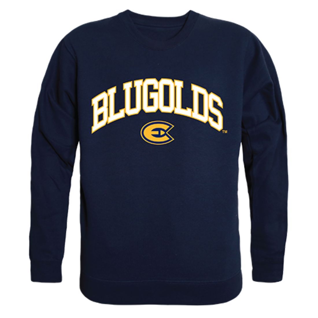 UWEC University of Wisconsin-Eau Claire Campus Crewneck Pullover Sweatshirt Sweater Navy-Campus-Wardrobe