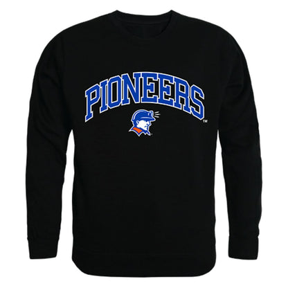 UW University of Wisconsin Platteville Campus Crewneck Pullover Sweatshirt Sweater Black-Campus-Wardrobe