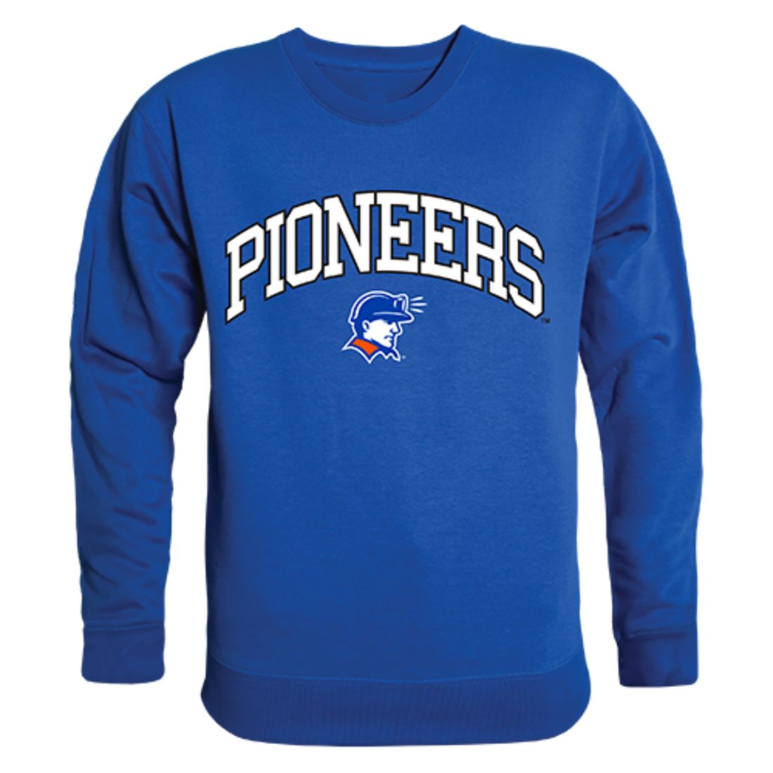 UW University of Wisconsin Platteville Campus Crewneck Pullover Sweatshirt Sweater Royal-Campus-Wardrobe