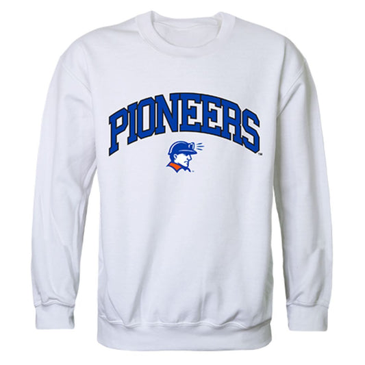 UW University of Wisconsin Platteville Campus Crewneck Pullover Sweatshirt Sweater White-Campus-Wardrobe