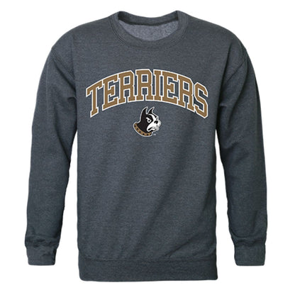 Wofford College Campus Crewneck Pullover Sweatshirt Sweater Heather Charcoal-Campus-Wardrobe