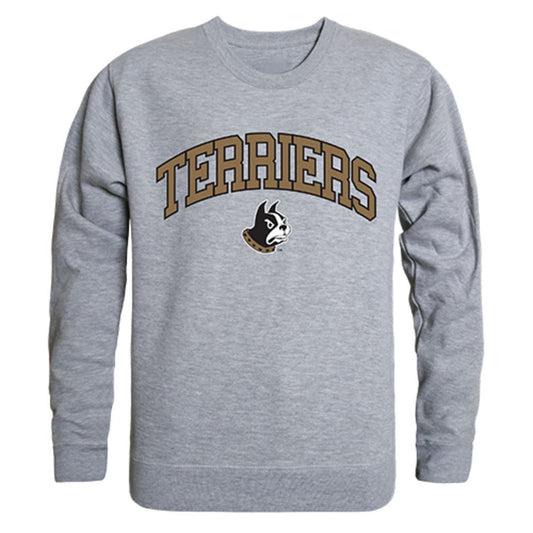 Wofford College Campus Crewneck Pullover Sweatshirt Sweater Heather Grey-Campus-Wardrobe