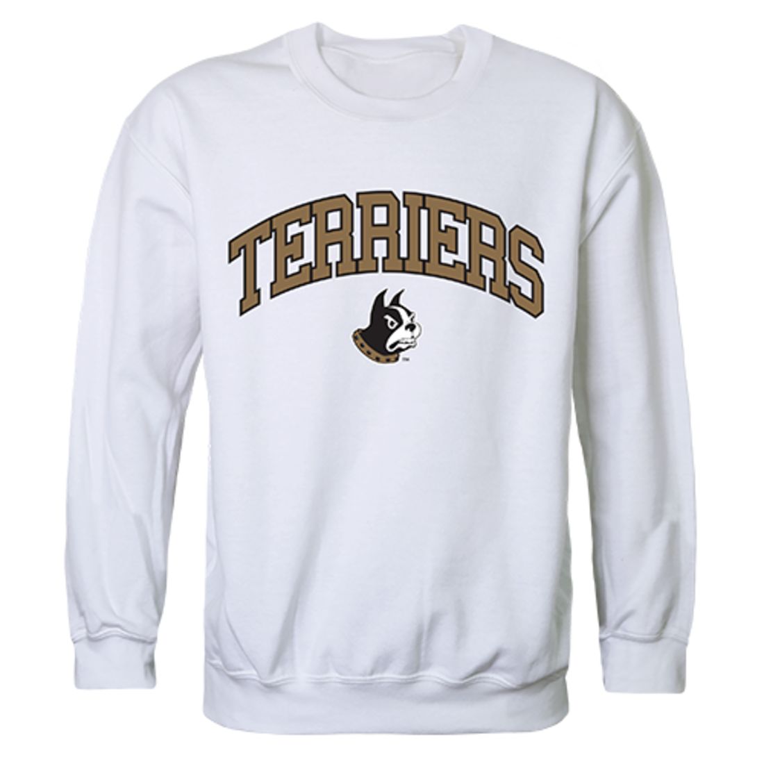 Wofford College Campus Crewneck Pullover Sweatshirt Sweater White-Campus-Wardrobe