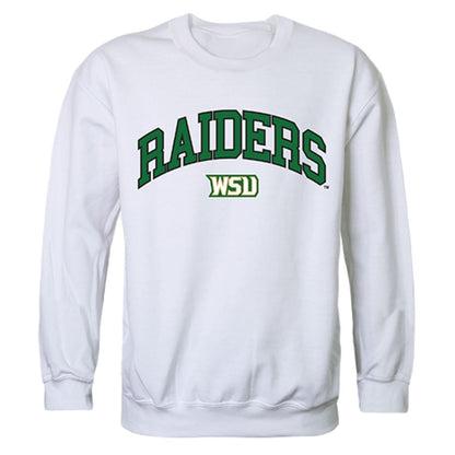 Wright State University Campus Crewneck Pullover Sweatshirt Sweater White-Campus-Wardrobe