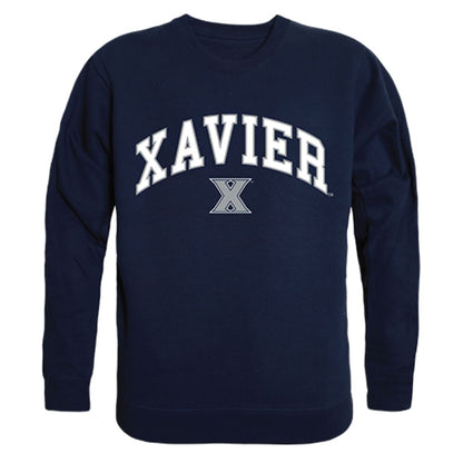 Xavier University Campus Crewneck Pullover Sweatshirt Sweater Navy-Campus-Wardrobe