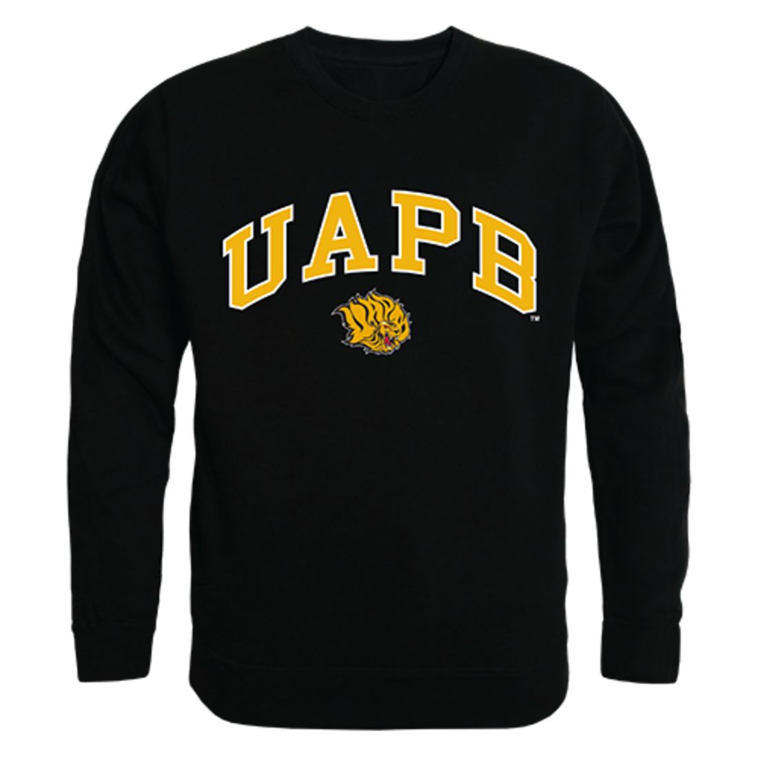 UAPB University of Arkansas Pine Bluff Campus Crewneck Pullover Sweatshirt Sweater Black-Campus-Wardrobe