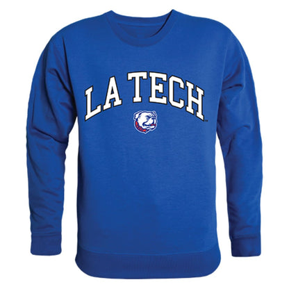Louisiana Tech University Campus Crewneck Pullover Sweatshirt Sweater Royal-Campus-Wardrobe