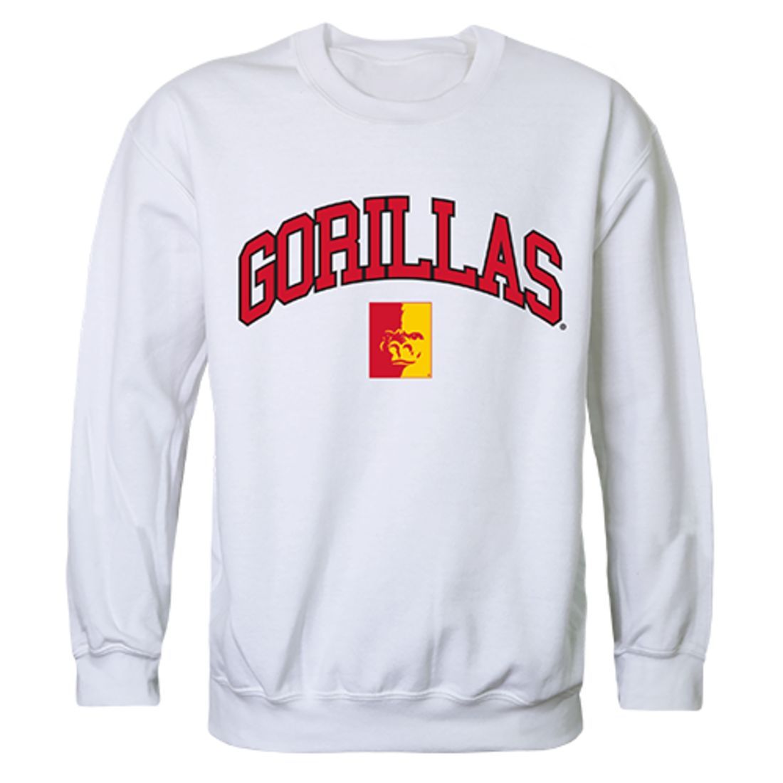 Pittsburg State University Campus Crewneck Pullover Sweatshirt Sweater White-Campus-Wardrobe