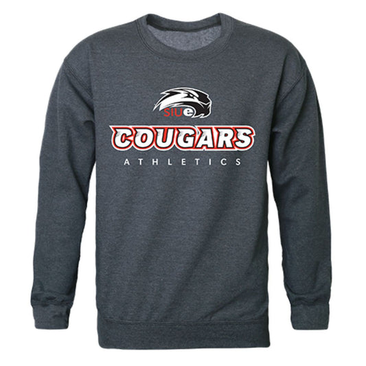 SIUE Southern Illinois University Edwardsville Campus Crewneck Pullover Sweatshirt Sweater Heather Charcoal-Campus-Wardrobe